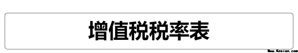 我叫增值税，我又变了！今天起，这是我的最新最全税率表！